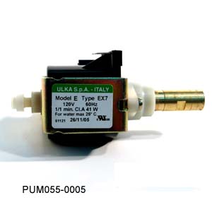 Pump, Water (Ulka), 120V, 60Hz, For Autoclave .. .  .  